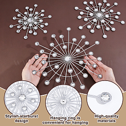 4Pcs Iron & Acrylic Wall Decorations&nbsp;AJEW-WH0871-55P