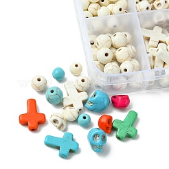 10 Styles Synthetic Turquoise Beads&nbsp;G-FS0005-75
