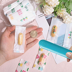 200Pcs OPP Flower Nougat Candy Packaging Bags&nbsp;ABAG-WH0039-28