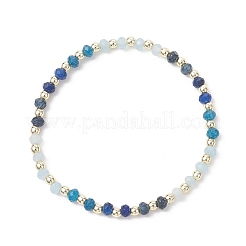 Dyed Natural Malaysia Jade & Synthetic Hematite Beaded Stretch Bracelets for Women&nbsp;BJEW-JB13069-02
