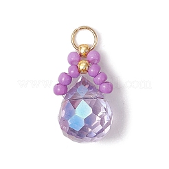 Glass Seed Beaded Pendants&nbsp;PALLOY-MZ00599