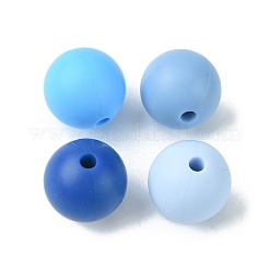 Round Food Grade Eco-Friendly Silicone Focal Beads&nbsp;SIL-F003-01B