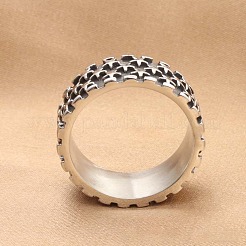 Punk Style 304 Stainless Steel Finger Rings for Men&nbsp;FS-WG83721-06