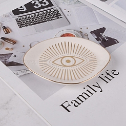 Eye Ceramic Jewelry Plates&nbsp;EVIL-PW0004-13