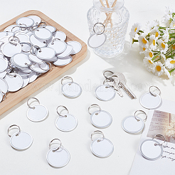 Aluminum & Paper Hanging Price Tags with Rings&nbsp;DIY-SP0007-89B