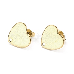 Ion Plating(IP) 304 Stainless Steel Stud Earring Findings&nbsp;LS-STAS-I183-07B-07G