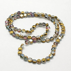 Electroplate Glass Beads&nbsp;EGLA-D028-03