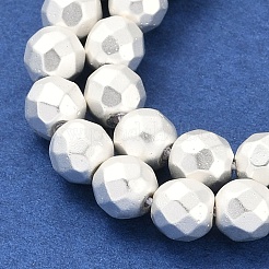 Electroplated Synthetic Non-Magnetic Hematite Beads Strands&nbsp;G-U003-13C