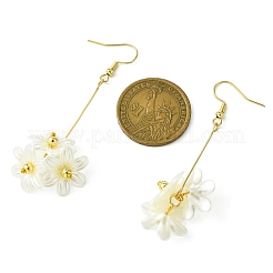 Brass with ABS Imitation Pearl Earrings for Women&nbsp;EJEW-JE05928