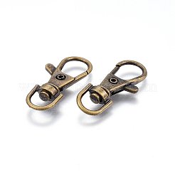 Tibetan Style Alloy Swivel Clasps&nbsp;X-PALLOY-F210-02AB