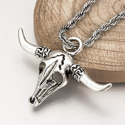 Tibetan Style Alloy Pendants&nbsp;TIBEP-Q078-10AS-NR
