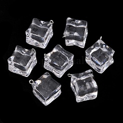 Transparent Acrylic Pendants&nbsp;TACR-WH0015-01C