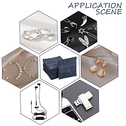 Velvet Jewelry Flap Pouches&nbsp;ABAG-WH0038-43E