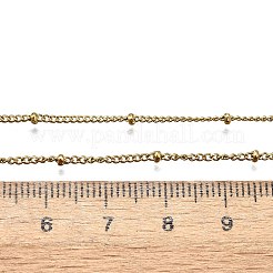 Ion Plating(IP) 304 Stainless Steel Curb Chain Anklets&nbsp;AJEW-P069-05G