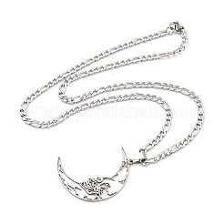 Non-Tarnish 304 Stainless Steel Pendant Necklaces&nbsp;NJEW-L118-03P