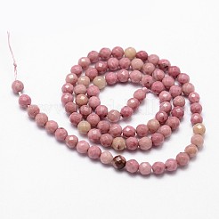 Natural Rhodonite Beads Strands&nbsp;G-G736-10-4mm