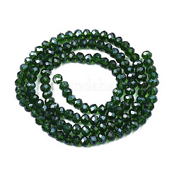 Electroplate Glass Beads Strands&nbsp;EGLA-A034-T1mm-B28