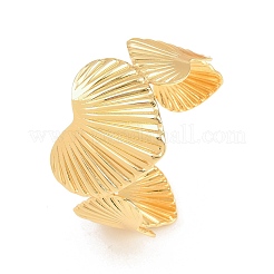 Brass Cuff Bangles for Women&nbsp;BJEW-P397-03G