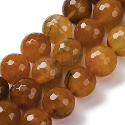 Natural Dragon Veins Agate(Dyed & Heated) Beads Strands&nbsp;G-K390-A03-01