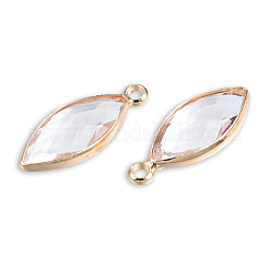 Transparent K9 Glass Pendants&nbsp;GLAA-N038-61