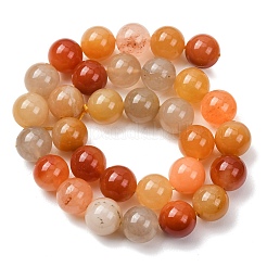 Natural Golden Silk Jade  Beads Strands&nbsp;G-T150-A06-12mm