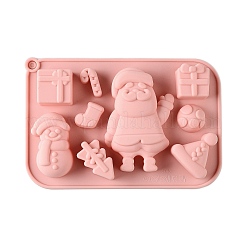 Christmas Cake DIY Food Grade Silicone Statue Mold&nbsp;DIY-K075-12
