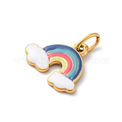 304 Stainless Steel Enamel Pendants&nbsp;STAS-I331-05G