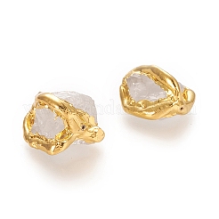 Raw Rough Natural Quartz Crystal Beads&nbsp;G-P439-F01