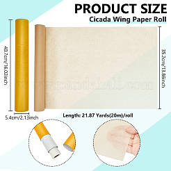 20M Cicada Wing Paper Roll for Calligraphy Painting&nbsp;DIY-BC0017-39B