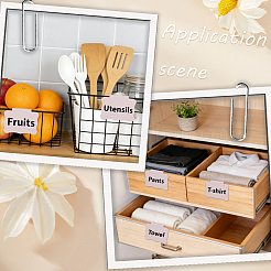 Erasable PVC Food Label Display Chalkboard Clip&nbsp;AJEW-CP0010-97A