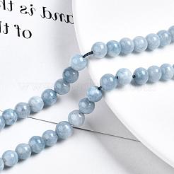 Dyed Natural Quartz Round Bead Strands&nbsp;X-G-R173-6mm-03