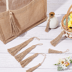 20Pcs Natural Jute Style Tassel&nbsp;AJEW-GF0005-13