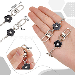 2Pcs Alloy Enamel Bag Decorative Chains&nbsp;DIY-PH0010-81