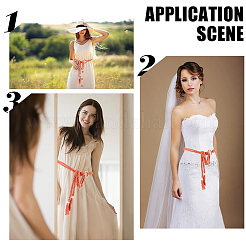 1Pc Handmade Weaving Cotton Tassel Waist Belts for Women Ladies Dress&nbsp;AJEW-CP0010-51B