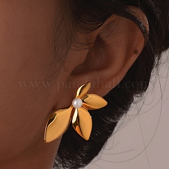 304 Stainless Steel Stud Earrings&nbsp;EJEW-U039-01G