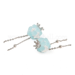 Handmade Luminous Polymer Clay Rhinestone Beads&nbsp;CLAY-H003-10P-03