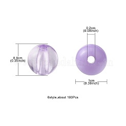 Halloween Theme Transparent & Opaque Acrylic Beads&nbsp;MACR-YW0002-77