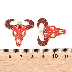 West Cowboy Theme Alloy Enamel Pendants&nbsp;ENAM-L056-01B-03