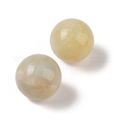 Natural Flower Amazonite No Hole Sphere Beads&nbsp;G-K353-04D-41