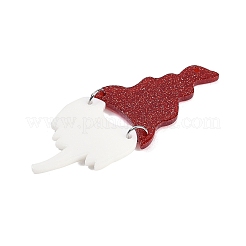 Christmas Theme Acrylic Pendants&nbsp;OACR-Q100-03A