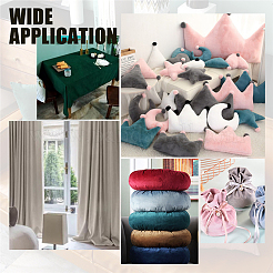 Velvet Cloth Sofa Fabric&nbsp;DIY-WH0056-48A