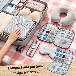1Pc Potatble Nylon Jewelry Organizer Zipper Bags&nbsp;AJEW-MA0001-64B
