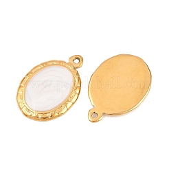 304 Stainless Steel Enamel Pendants&nbsp;STAS-K293-20G-01