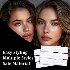 24Pcs 3 Styles Plastic Eyebrow Tattoo Practice Skin&nbsp;AJEW-CP0009-58A