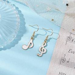 Alloy and Enamel Dangle Earrings for Woman&nbsp;EJEW-JE06019