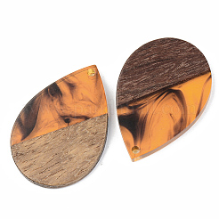 Resin & Walnut Wood Pendants&nbsp;X-RESI-S389-037A-A01