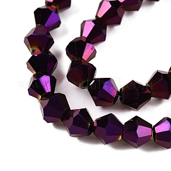 Electroplate Glass Bead Strands&nbsp;EGLA-Q078-6mm-82