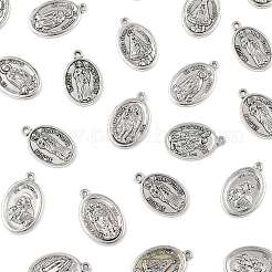 30Pcs 6 Styles Religion Tibetan Style Alloy Pendants&nbsp;FIND-FS0005-01