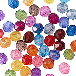 450Pcs 15 Colors Transparent Acrylic Beads&nbsp;TACR-CJ0001-31
