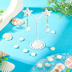 10Pcs Natural Shell Disc Pendants&nbsp;STAS-TA0006-28